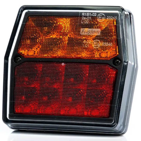 Feu arrière LED 12 V Fristom FT-222 avec connecteur à baïonnette 5 broches – Sans éclairage de plaque d'immatriculation