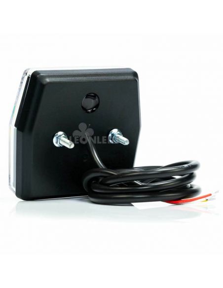 Piloto trasero LED Fristom FT-222 12V con conector Bayonet 5 Pin y luz de matrícula R10, R1, S1, 2a, L00
