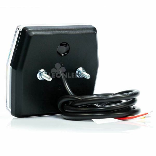 Piloto trasero LED Fristom FT-222 12V con conector Bayonet 5 Pin y luz de matrícula R10, R1, S1, 2a, L00