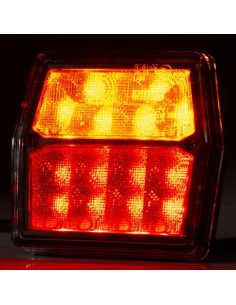 Piloto trasero LED Fristom FT-222 12V con conector Bayonet 5 Pin y luz de matrícula R10, R1, S1, 2a, L00 2