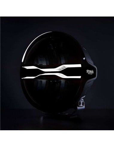 Farol de LED DRAGON DRIVE FOR9T de 9 polegadas, branco e âmbar, 6500K, 9300 lúmens, alcance de 586 m, IP67