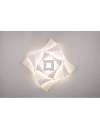 Plafón de techo con formas geométricas y efectos 3D AKITA, 56W 6550Lm, dimmable, 3000-6500K