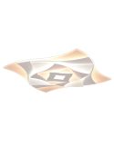 Plafón de techo con formas geométricas y efectos 3D AKITA, 56W 6550Lm, dimmable, 3000-6500K