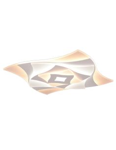 Luminária de teto AKITA com formas geométricas e efeitos 3D, 56W 6550lm, dimerizável, 3000-6500K