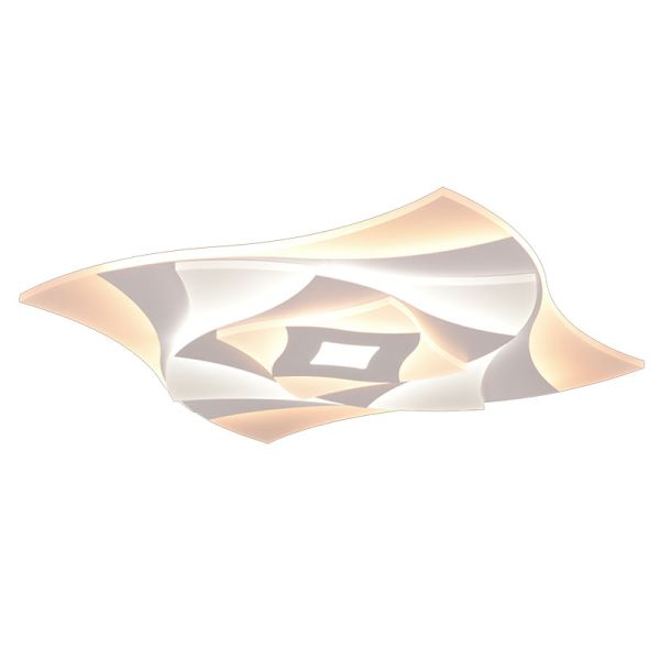 Plafón de techo con formas geométricas y efectos 3D AKITA, 56W 6550Lm, dimmable, 3000-6500K