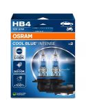 OSRAM COOL BLUE INTENSE HB4 – Lot de 2 ampoules halogènes blanches supplémentaires jusqu'à 5000 K