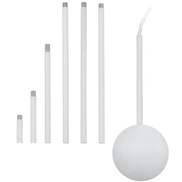 Conducto de cables EXTENTION EGLO blanco regulable 320–1570 mm para techo