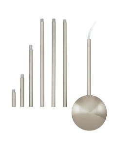 Goulotte de câble EGLO EXTENSION, nickel mat, réglable, 320–1570 mm, pour plafond