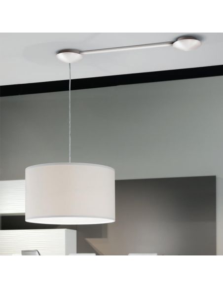 Detalle Conducto de cables EXTENTION EGLO níquel mate regulable 320–1570 mm para techo