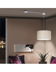 EGLO EXTENSION canaleta ajustável cromada para cabo de lâmpada 320–1570 mm 2