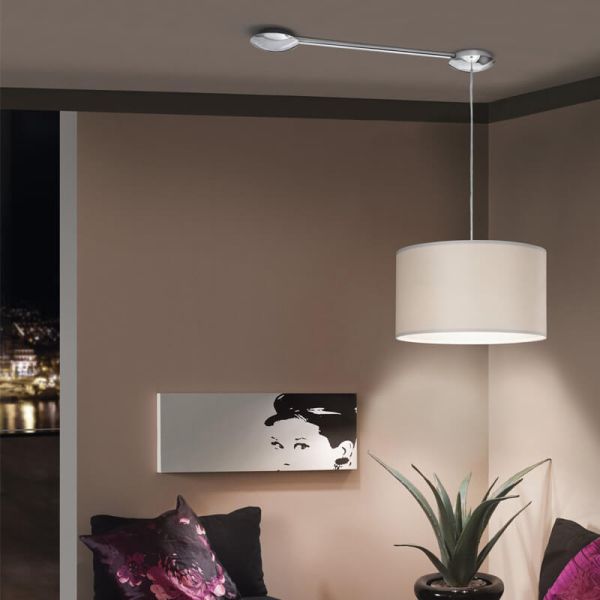 Canalizador de cable para lámparas EXTENTION EGLO cromo regulable 320–1570 mm