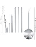 Medidas Canalizador de cable para lámparas EXTENTION EGLO cromo regulable 320–1570 mm