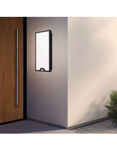 Aplique LED de pared exterior potente pequeño Casazza con sensor 2