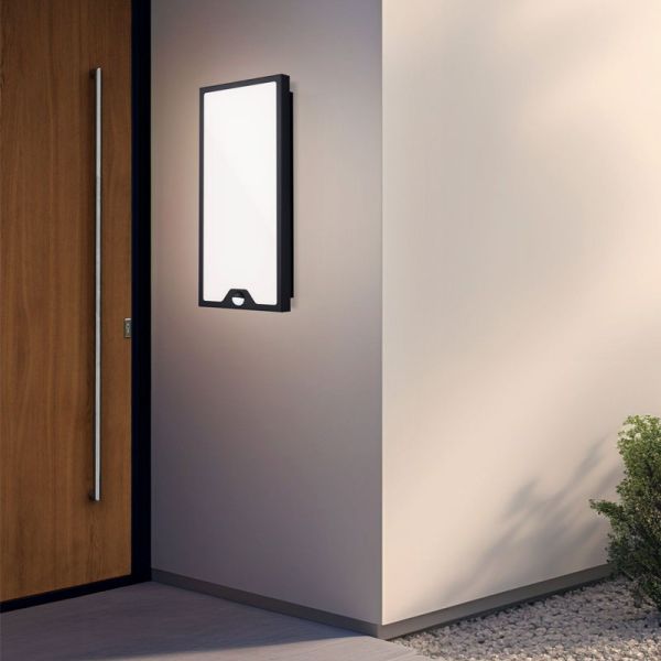 Aplique LED de pared exterior con...