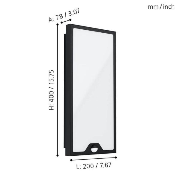 LED-Wandlampe für den Außenbereich...