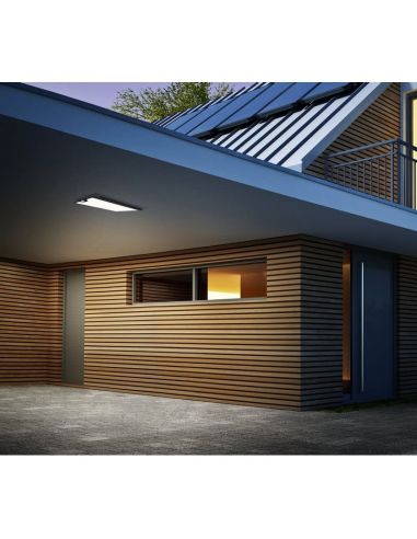 Aplique LED de pared exterior con...