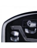 Faro LED X-SPIDER con luz de carretera, posición y estrobo ámbar L3436 12–24V R65, R148, R149