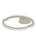 Plafón LED arena MEZZOMONTE regulable CCT 40W, 3200 lm, 2700-6500K con mando, Ø480 mm