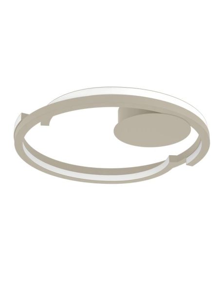 Plafón LED arena MEZZOMONTE regulable CCT 40W, 3200 lm, 2700-6500K con mando, Ø480 mm