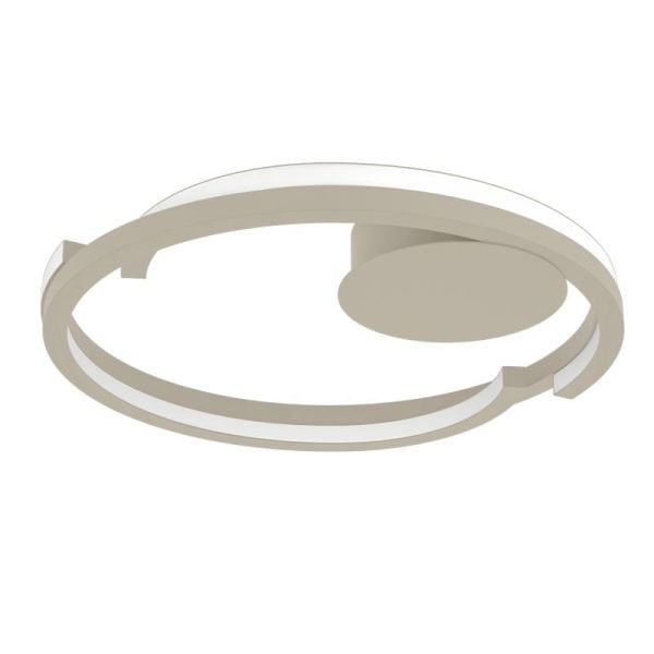Plafón LED arena MEZZOMONTE regulable CCT 40W, 3200 lm, 2700-6500K con mando, Ø480 mm