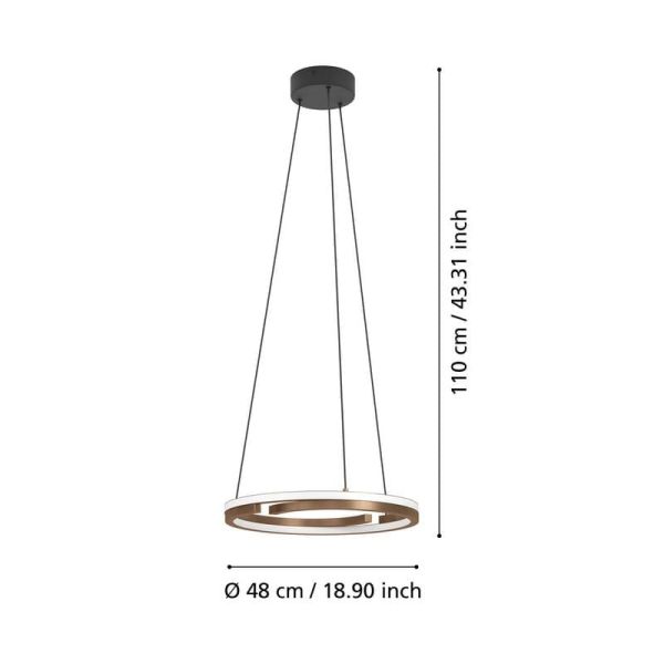 Suspension LED MEZZOMONTE, dimmable,...