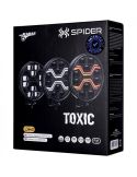 Caja Faro LED X-SPIDER TOXIC L3440 con luz de carretera, posición y estrobo ámbar 12–24V