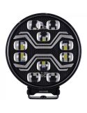 Faro LED X-SPIDER TOXIC L3440 con luz de carretera, posición y estrobo ámbar 12–24V