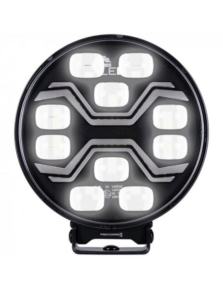 Faro LED X-SPIDER TOXIC L3440 con luz de carretera, posición y estrobo ámbar 12–24V