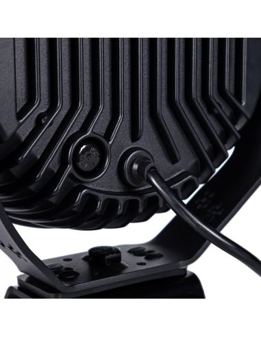 Faro LED X-SPIDER NINJA redondo 9” con luz de carretera, posición y estroboscopico ámbar