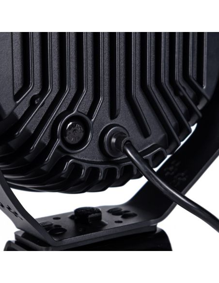 Faro LED X-SPIDER NINJA redondo 9” con luz de carretera, posición y estroboscopico ámbar