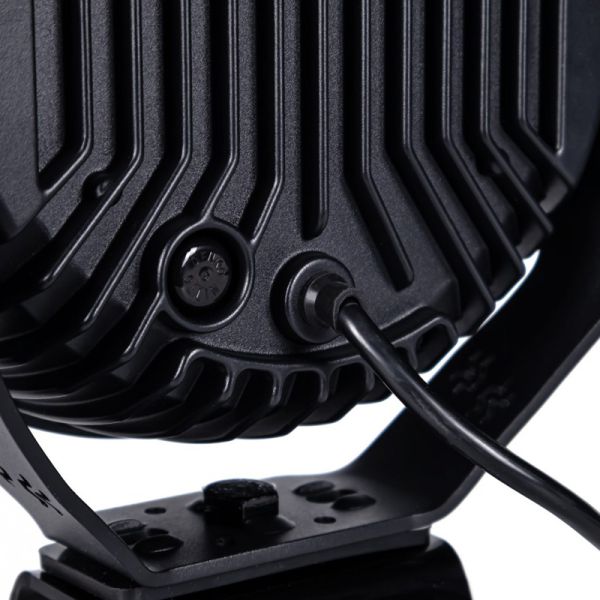 Faro LED X-SPIDER NINJA redondo 9” con luz de carretera, posición y estroboscopico ámbar