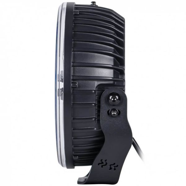 Faro LED X-SPIDER NINJA redondo 9” con luz de carretera, posición y estroboscopico ámbar