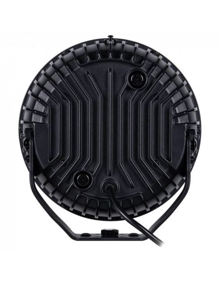 Farol traseiro LED X-SPIDER NINJA redondo de 9 polegadas com luz alta, luz de posição e estroboscópica âmbar.