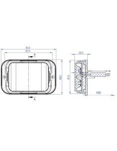 SESALY SESA Pulsar XL 12–24V ECE R65 Classe 2 IP69K Feu directionnel à LED ambre 2