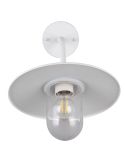 Applique murale extérieure blanche BRENTA E27 IP44 pour façades et terrasses 201760142 Trio Lighting