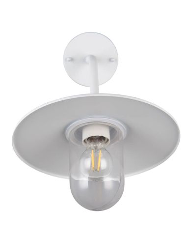BRENTA E27 IP44 luminária de parede externa branca para fachadas e terraços 201760142 Trio lighting