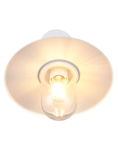 Aplique exterior blanco BRENTA E27 IP44 para fachadas y terrazas 201760142 Trio lighting