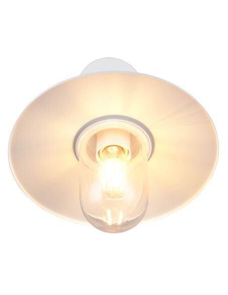 Aplique exterior blanco BRENTA E27 IP44 para fachadas y terrazas 201760142 Trio lighting