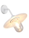 Aplique exterior blanco BRENTA E27 IP44 para fachadas y terrazas 201760142 Trio lighting