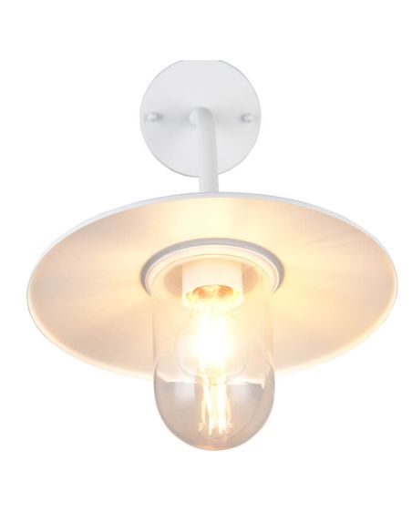 BRENTA E27 IP44 luminária de parede externa branca para fachadas e terraços 201760142 Trio lighting