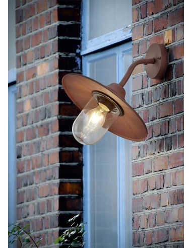 Applique murale d'extérieur vintage Brenta par Trio Lighting | LeónLeds Lighting