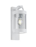 Aplique exterior blanco SAMBESI encendido automático E27 IP44