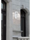 Aplique exterior blanco SAMBESI encendido automático E27 IP44 instalado