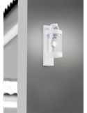Aplique exterior blanco SAMBESI encendido automático E27 IP44 204160131