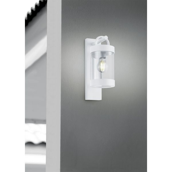 Aplique exterior blanco SAMBESI encendido automático E27 IP44 204160131