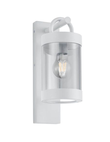 Aplique exterior blanco SAMBESI encendido automático E27 IP44