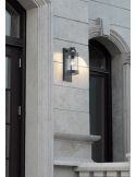 Aplique exterior SAMBESI antracita con sensor crepuscular E27 IP44