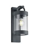Aplique exterior SAMBESI antracita con sensor crepuscular E27 IP44