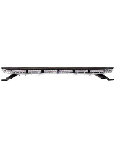 Barre de signalisation LED ambre 360° 30" avec télécommande, homologuée ECE R65 TA2, 12/24 V
