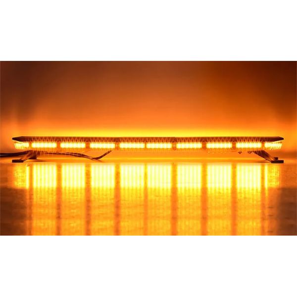 Barra de advertência LED âmbar de 360º e 30” com controle remoto, homologada pela ECE R65 TA2, 12/24V